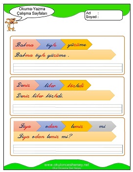 z sesi Çalışma Sayfaları